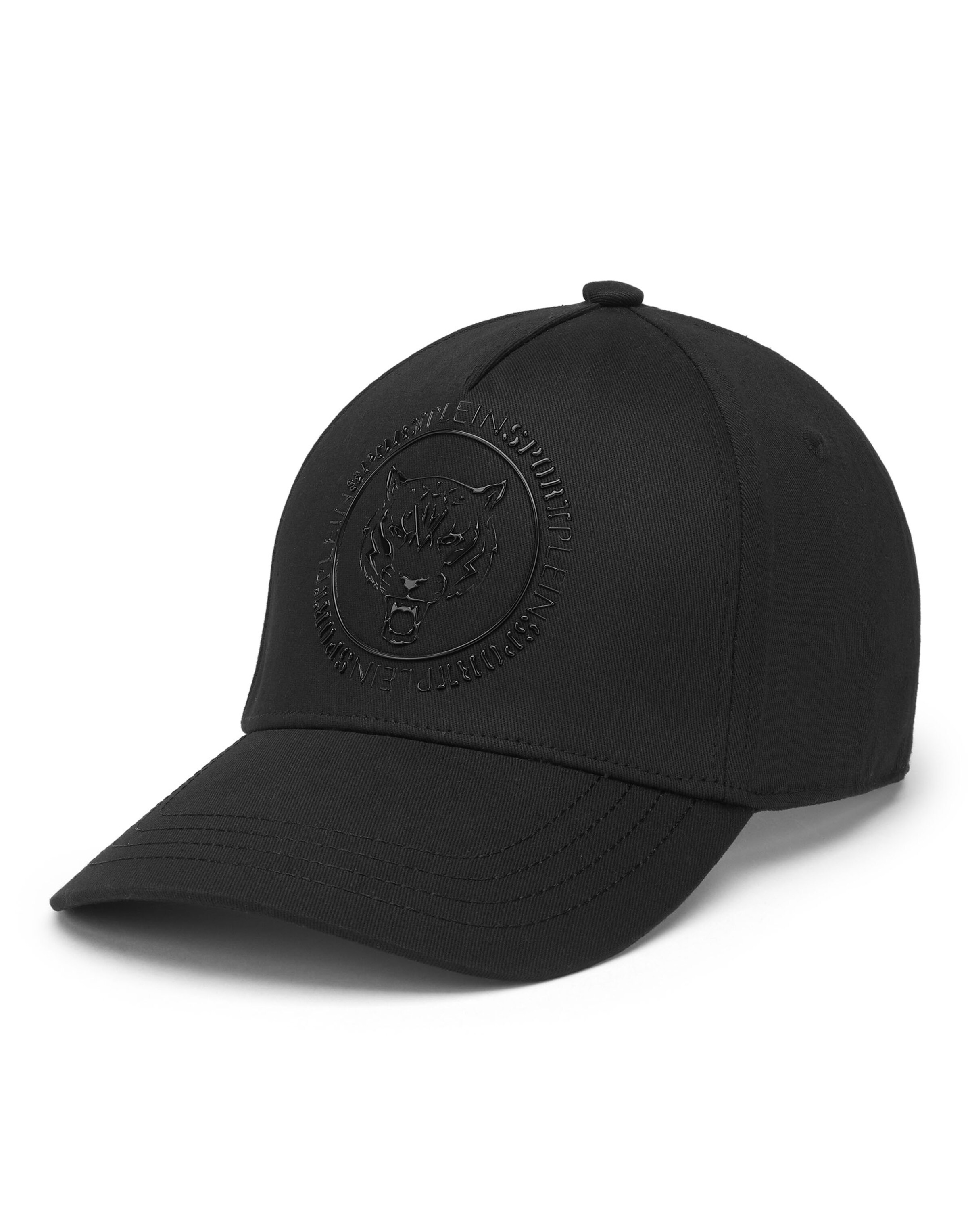 Plein Sport - Gorra 'Tiger' en negro: frente