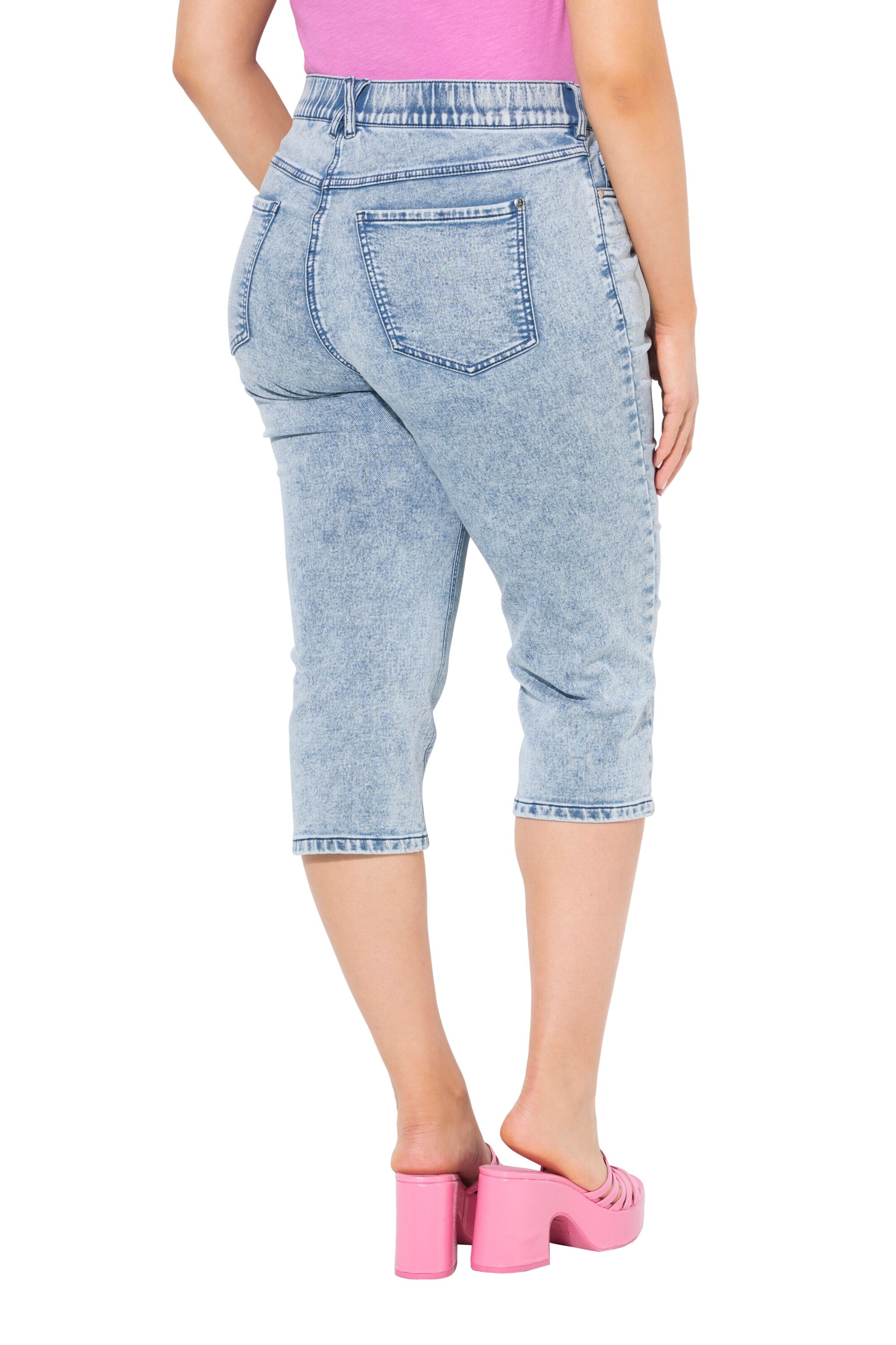 Ulla Popken Slimfit Jeans in Blauw