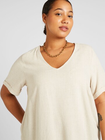 T-shirt 'FILIA' EVOKED en beige