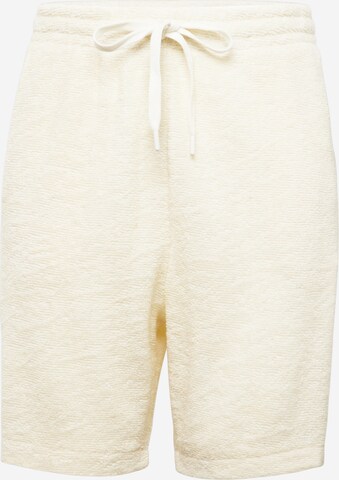 TOPMAN Regular Broek in Beige: voorkant