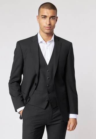 ROY ROBSON Slim fit Business Blazer in Grey: front