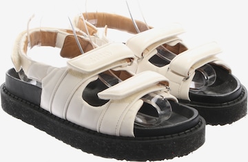 ISABEL MARANT Sandalen 40 in Weiß: Vorderseite