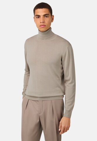 Pull-over Boggi Milano en beige : devant