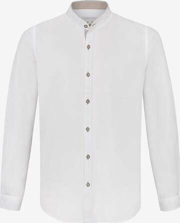 STOCKERPOINT Comfort fit Traditional Button Up Shirt 'Salto' in White: front