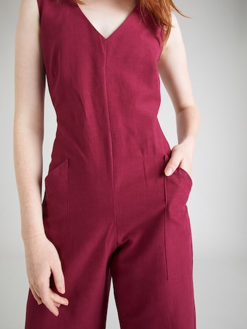 Closet London Jumpsuit in Rot