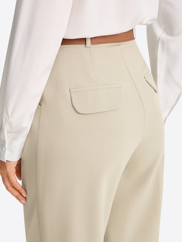 Imily Bela - Tapered Pantalón plisado en beige