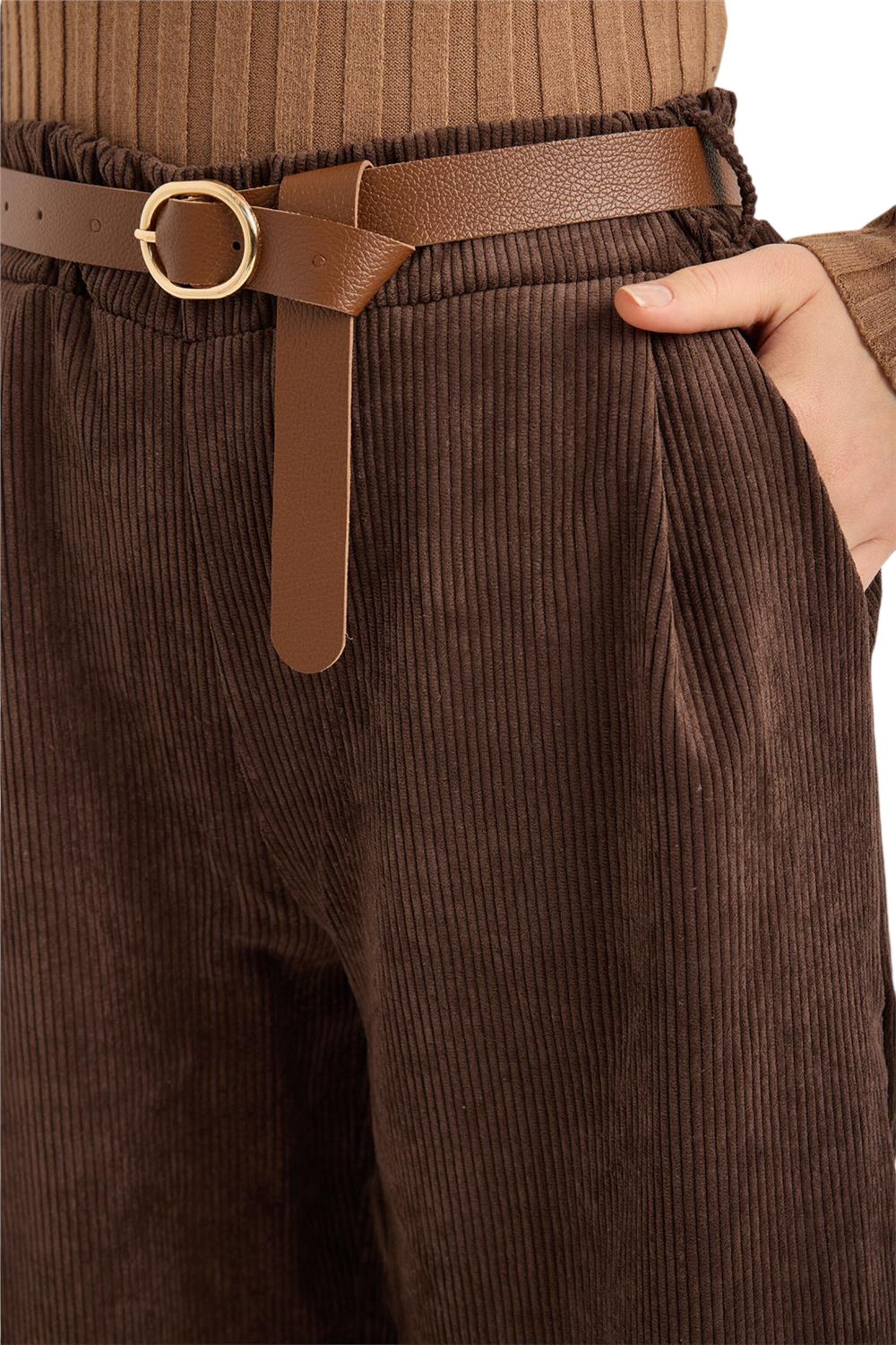 HOME STORE Baggy Pantalon in Bruin