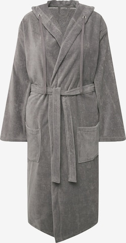 Peignoir long Ulla Popken en gris : devant