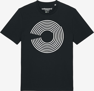 Watapparel Shirt ' Abstract 01 ' in Zwart: voorkant