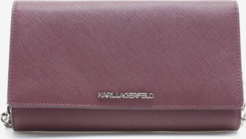 Karl Lagerfeld Small Leather Goods in One size in Purple: front