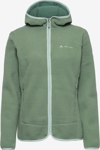 VAUDE Funktionsfleecejacke 'Kitira' in Grün: Vorderseite