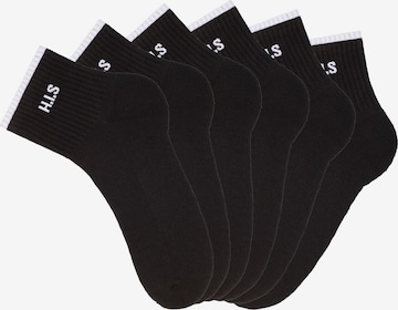 H.I.S Athletic Socks in Black: front