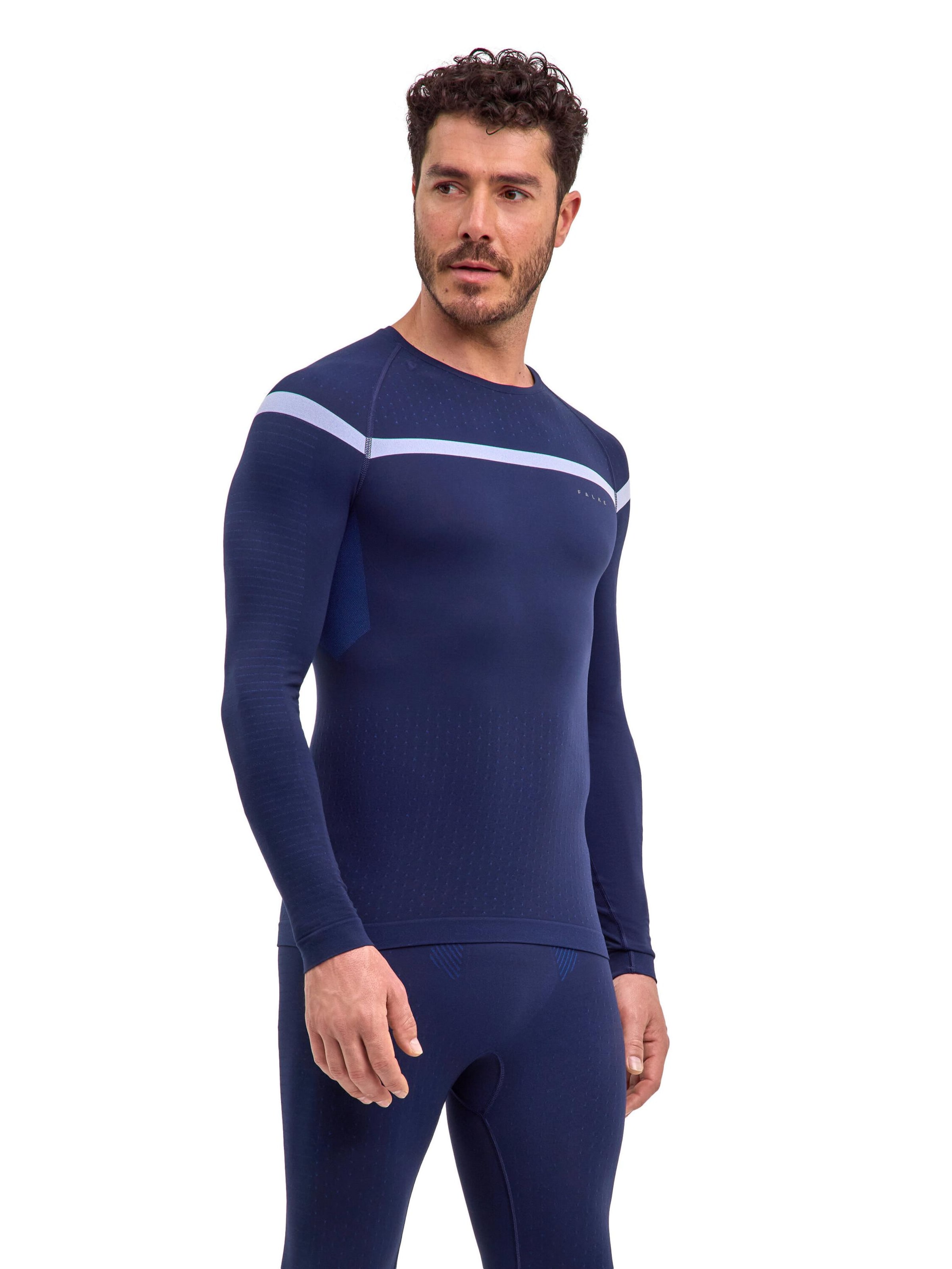 FALKE Base Layer in Blue: front