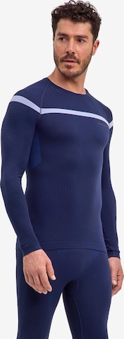 FALKE Base Layer in Blue: front