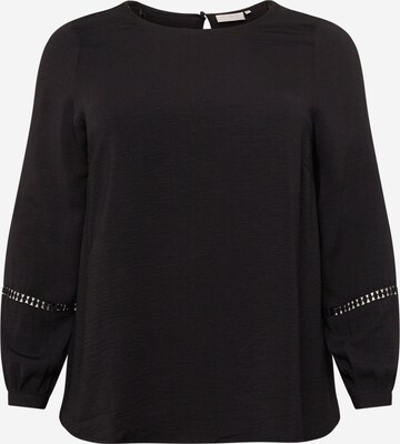 ONLY Carmakoma Blouse in Black: front