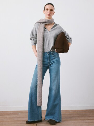 MANGO Flared Jeans 'THEITA' in Blue