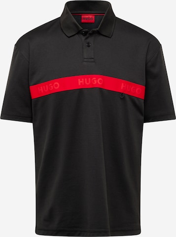 HUGO Red - Camiseta 'Decholo' en negro: frente