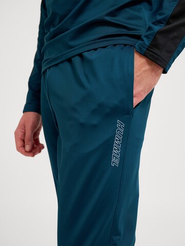 Hummel Tapered Sportsbukser 'Te Strength' i blå