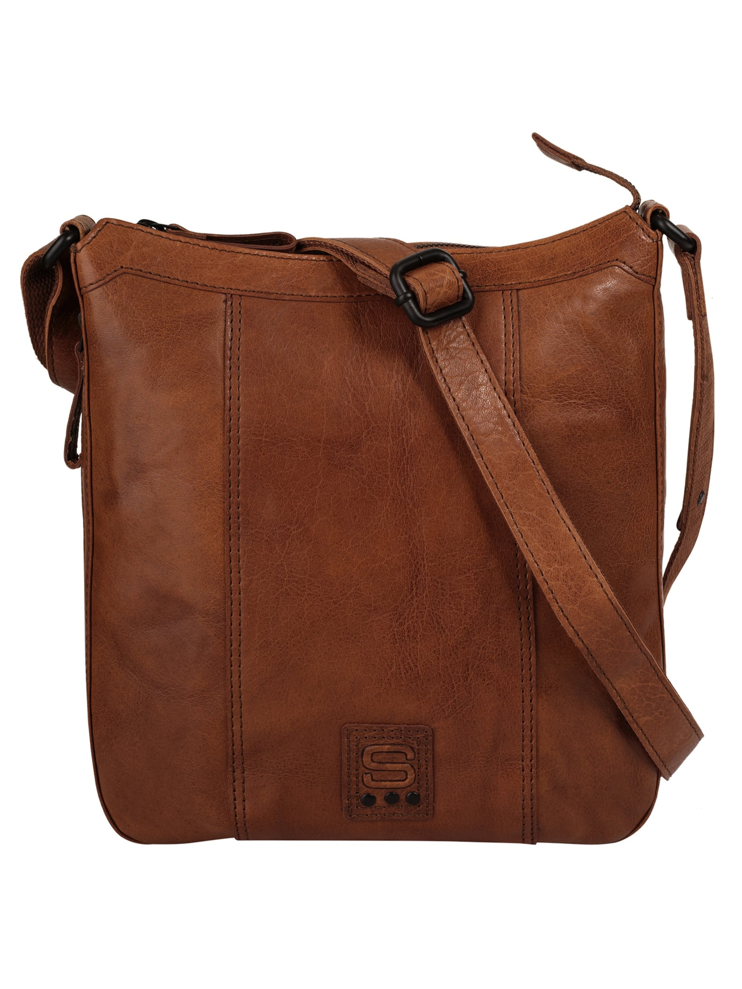 Spikes & Sparrow Umhängetasche‌ in Braun: Vorderseite