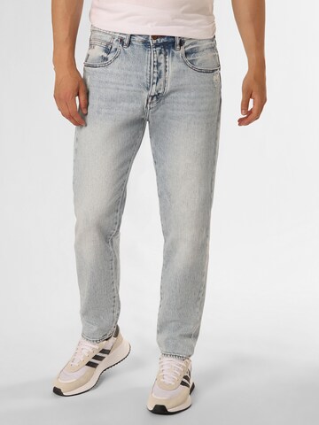 ARMANI EXCHANGE Slimfit Jeans in Blauw: voorkant