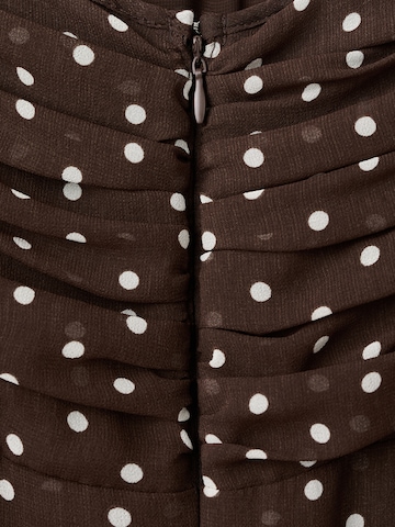 MANGO Dress 'Dancer' in Brown