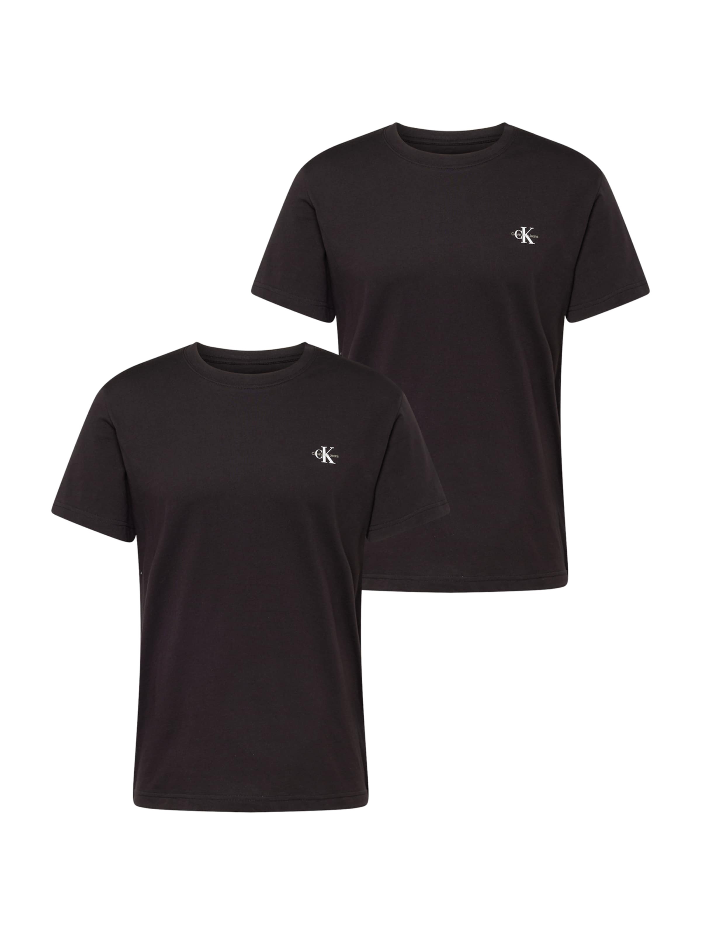 Calvin Klein Jeans - Camiseta en negro: frente