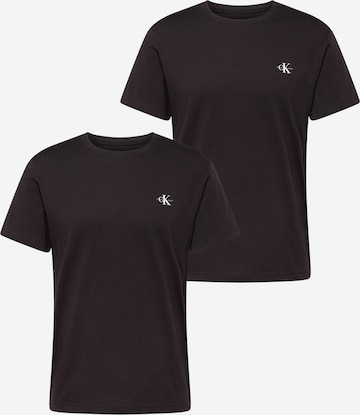 T-Shirt Calvin Klein Jeans en noir : devant