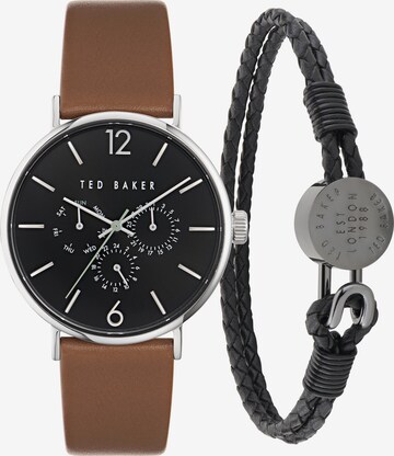 Ted Baker Analog Watch 'Phylipa Gents Timeless' in Brown: front