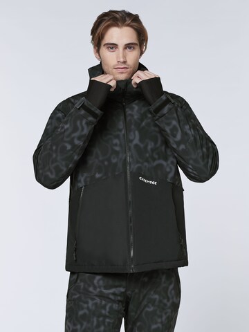 CHIEMSEE Athletic Jacket in Black: front