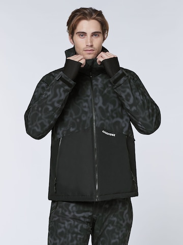 CHIEMSEE Athletic Jacket in Black: front