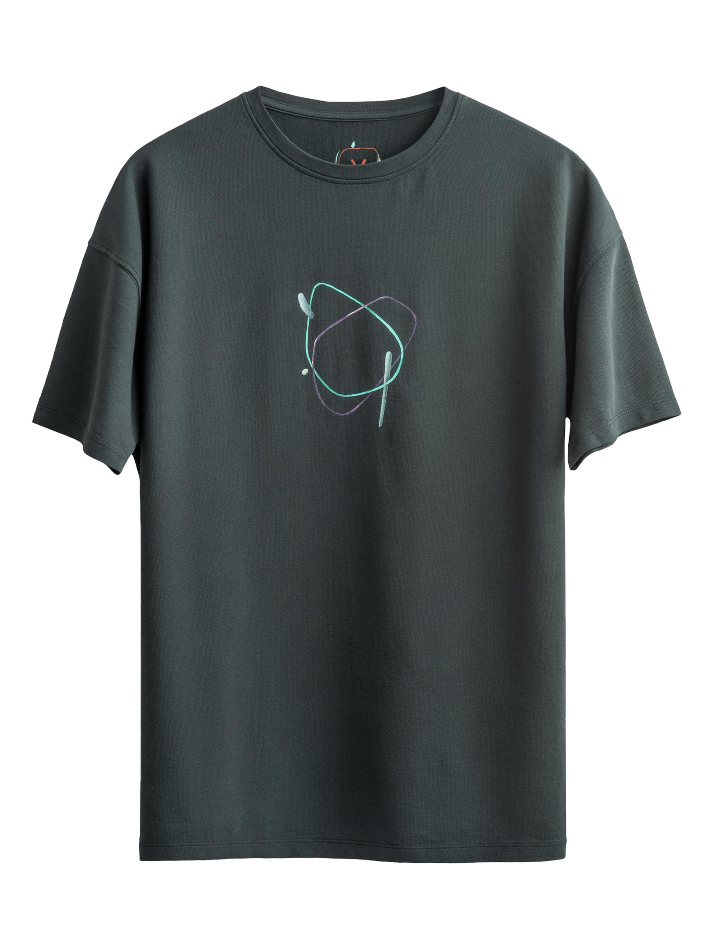 T-shirt 'Ravera' Kaft en bleu : devant