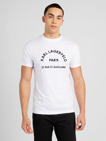 Karl Lagerfeld - Camisa em branco: frente