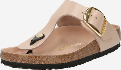 BIRKENSTOCK T-bar sandals 'Gizeh LENA' in Beige / Black, Item view