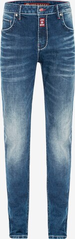 CIPO & BAXX Regular Jeans in Blauw: voorkant