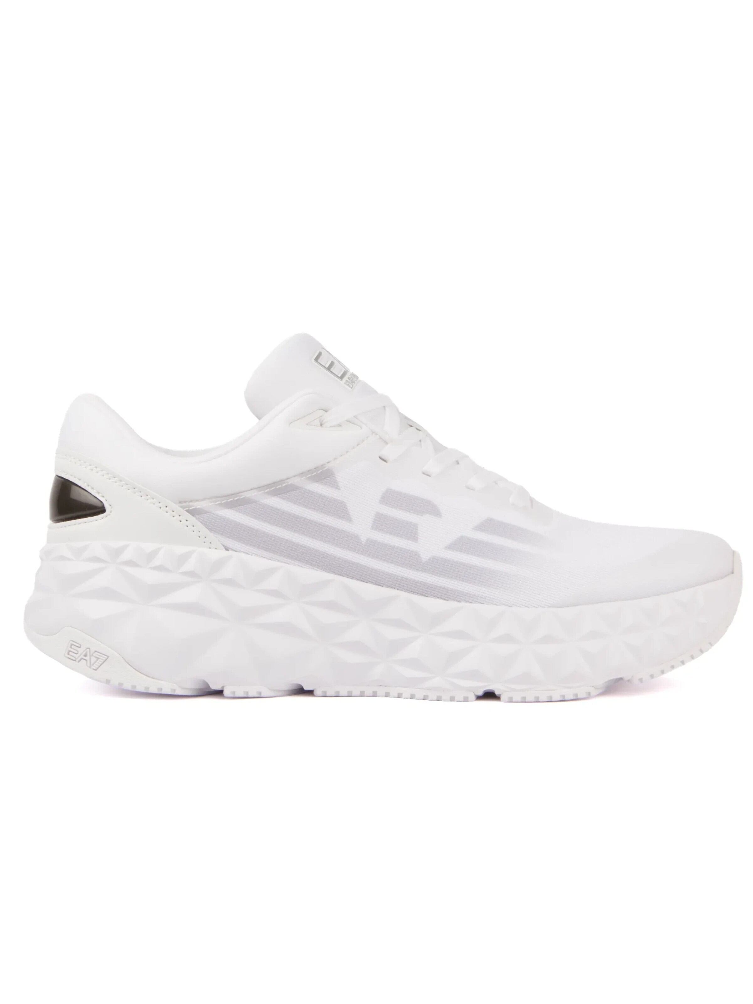 ARMANI Lace-Up Shoes 'Kobra' in White: front