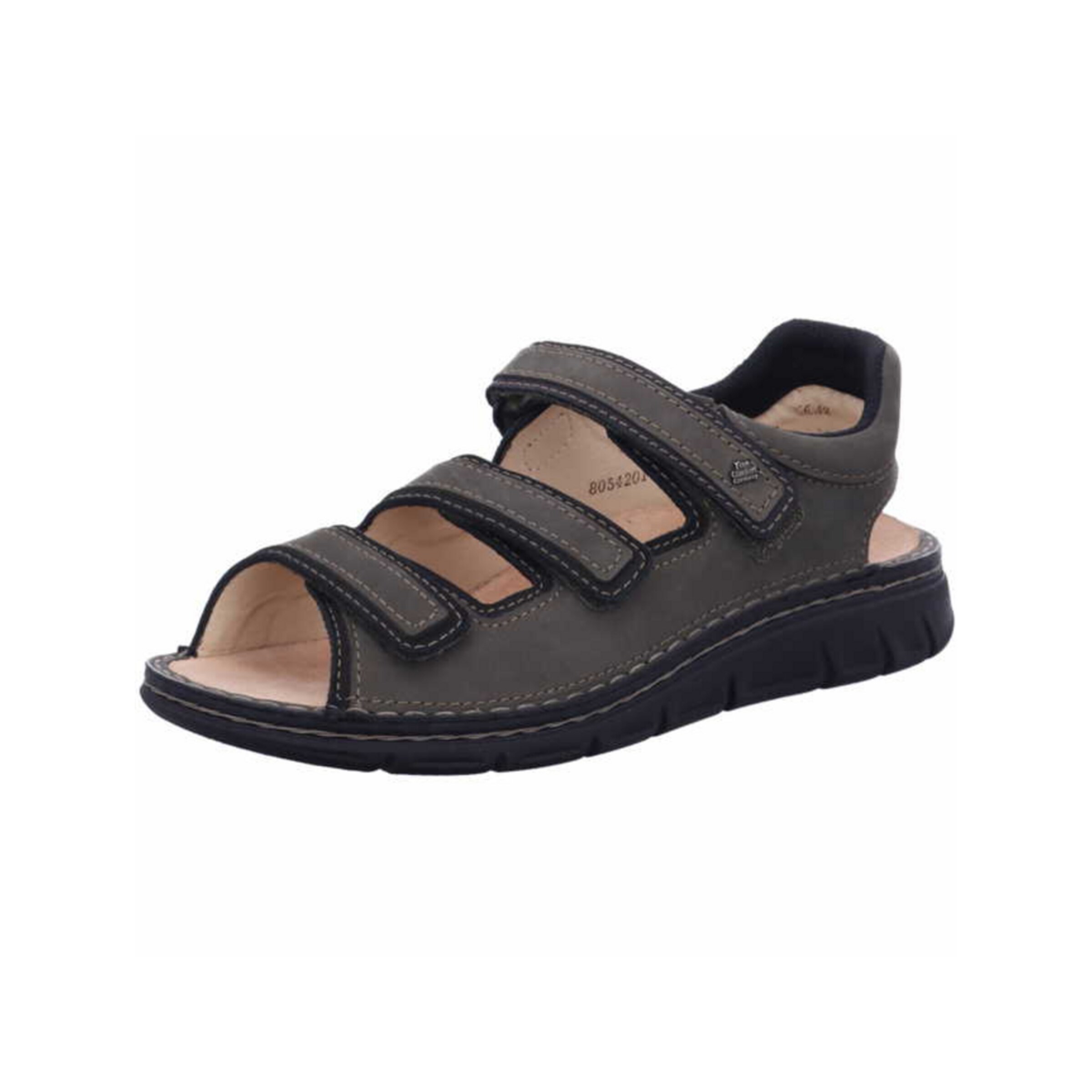 Finn Comfort Sandalen in Grijs: voorkant