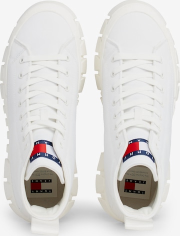 Tommy Jeans High-Top Sneakers in Beige