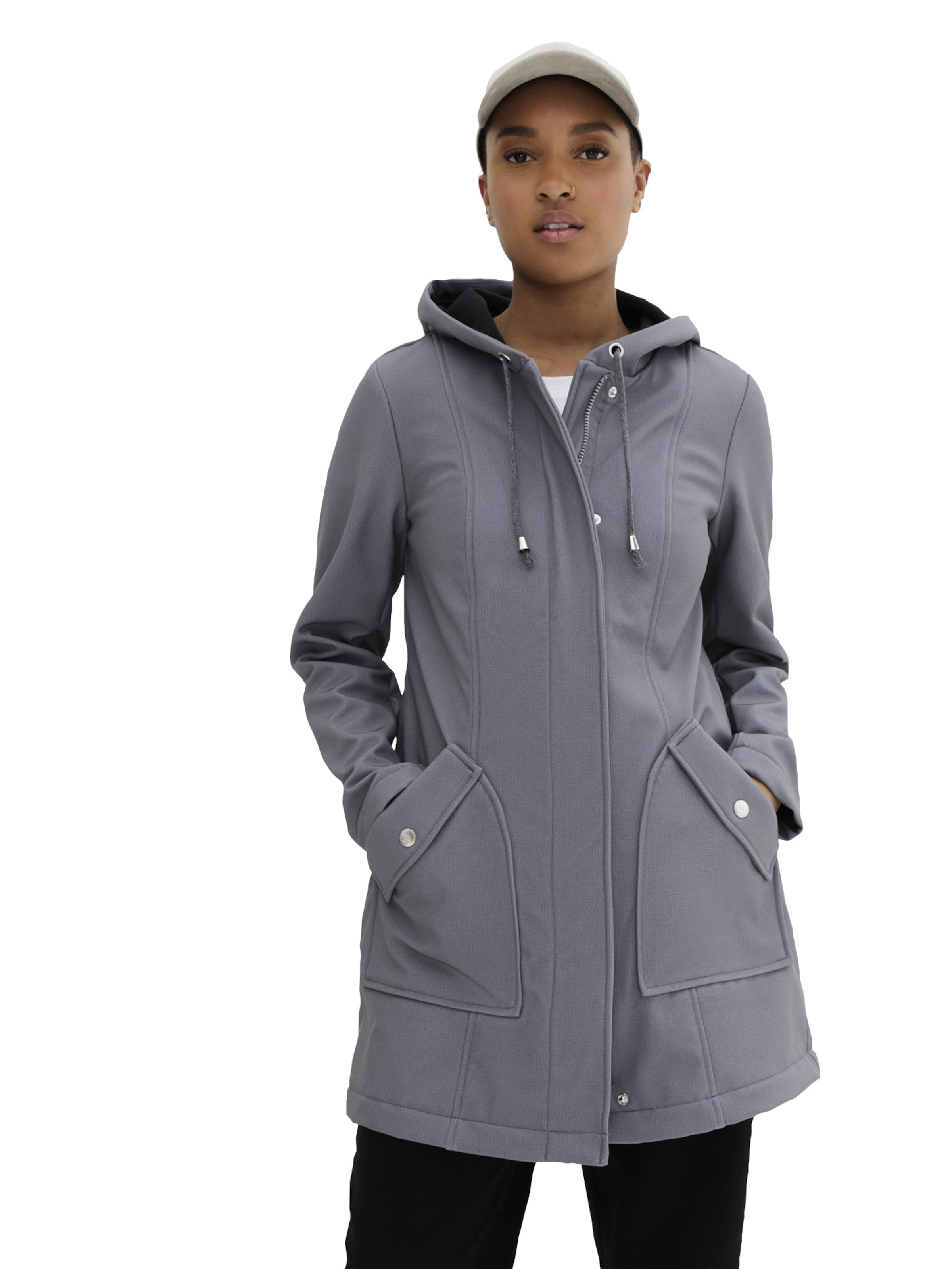 Parka mi-saison bonprix en gris : devant