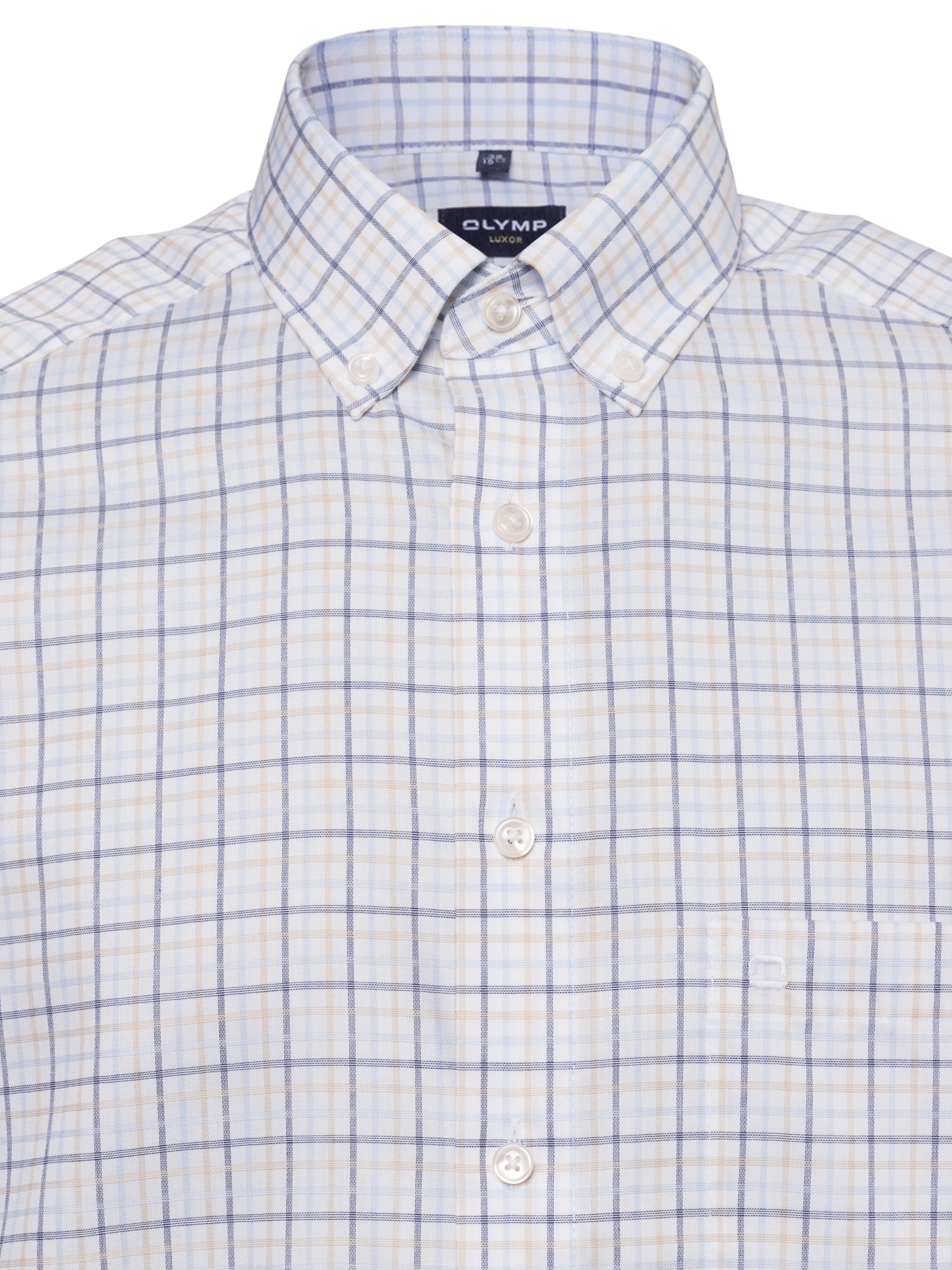OLYMP Regular fit Button Up Shirt in Beige