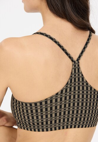 Athlecia Low Support Sport-BH 'Fleurie' in Braun