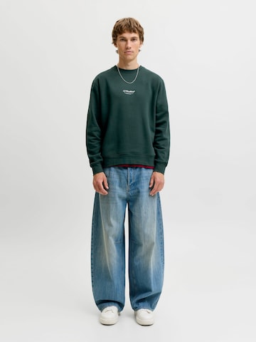 JACK & JONES Sweatshirt 'JJESoho' in Green