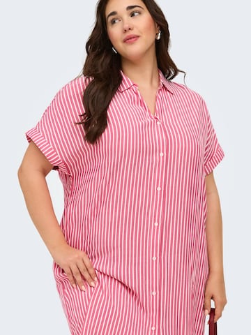 Abito camicia 'CARPENNA' di ONLY Carmakoma in rosa