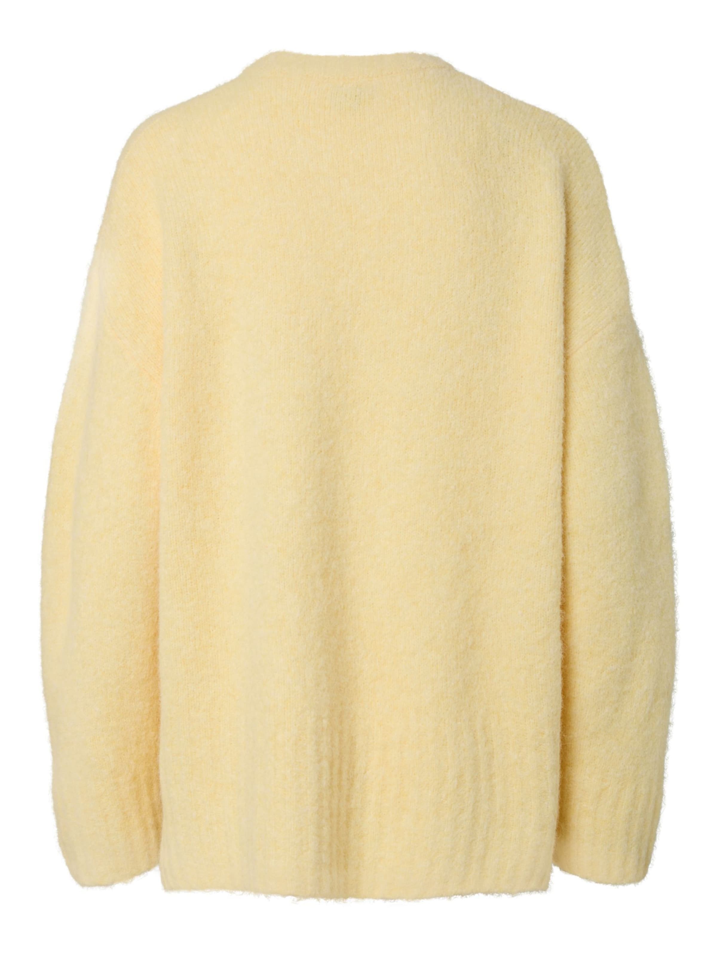 PIECES Sweater 'PCTina' in Yellow
