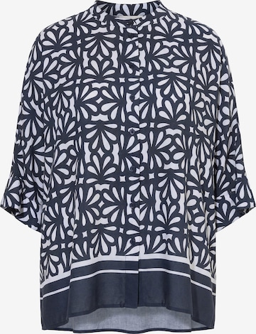 Ulla Popken Bluse in Blau: Vorderseite
