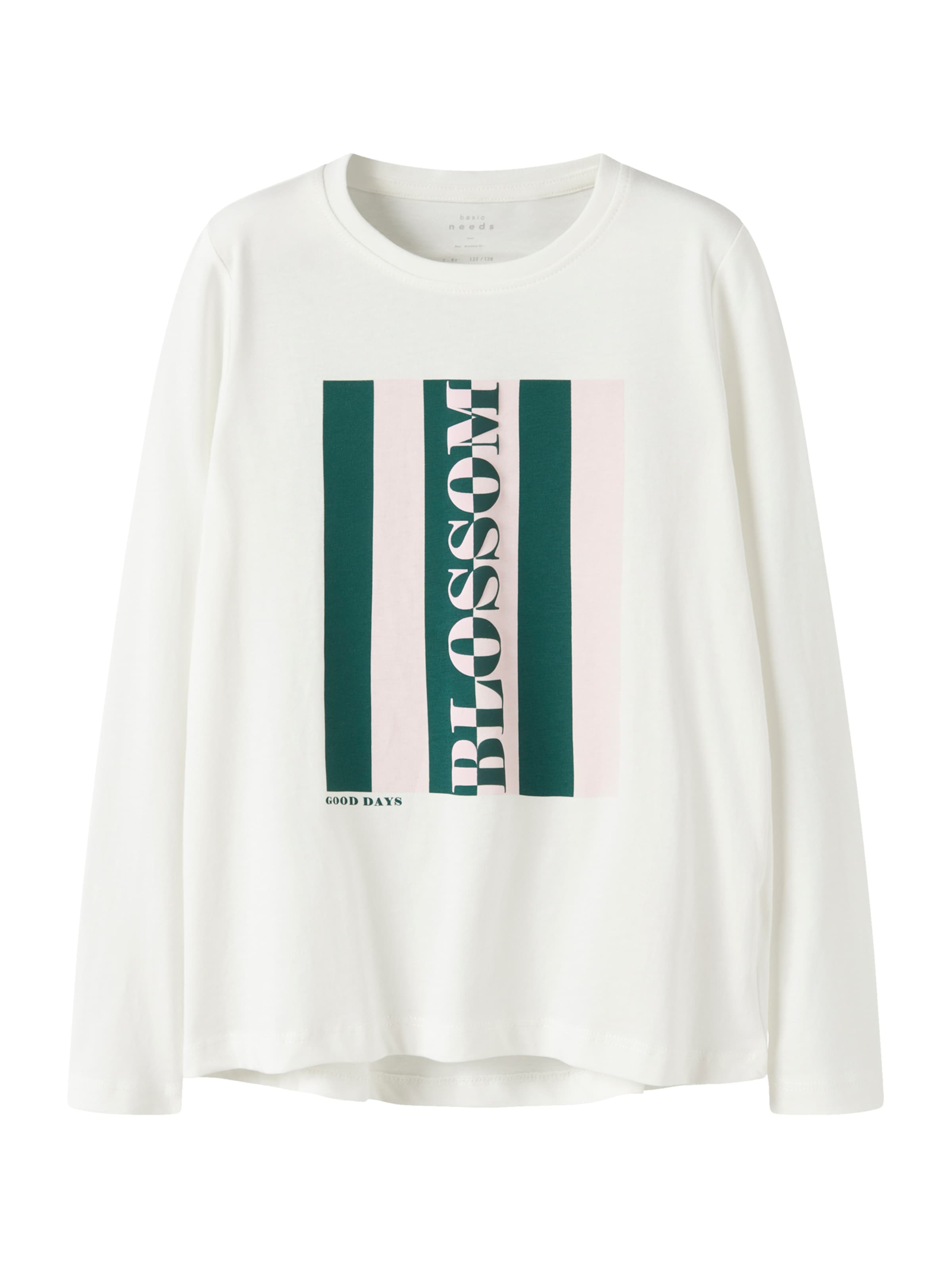 NAME IT Футболка 'NKFVIOLET' в Белый: спереди