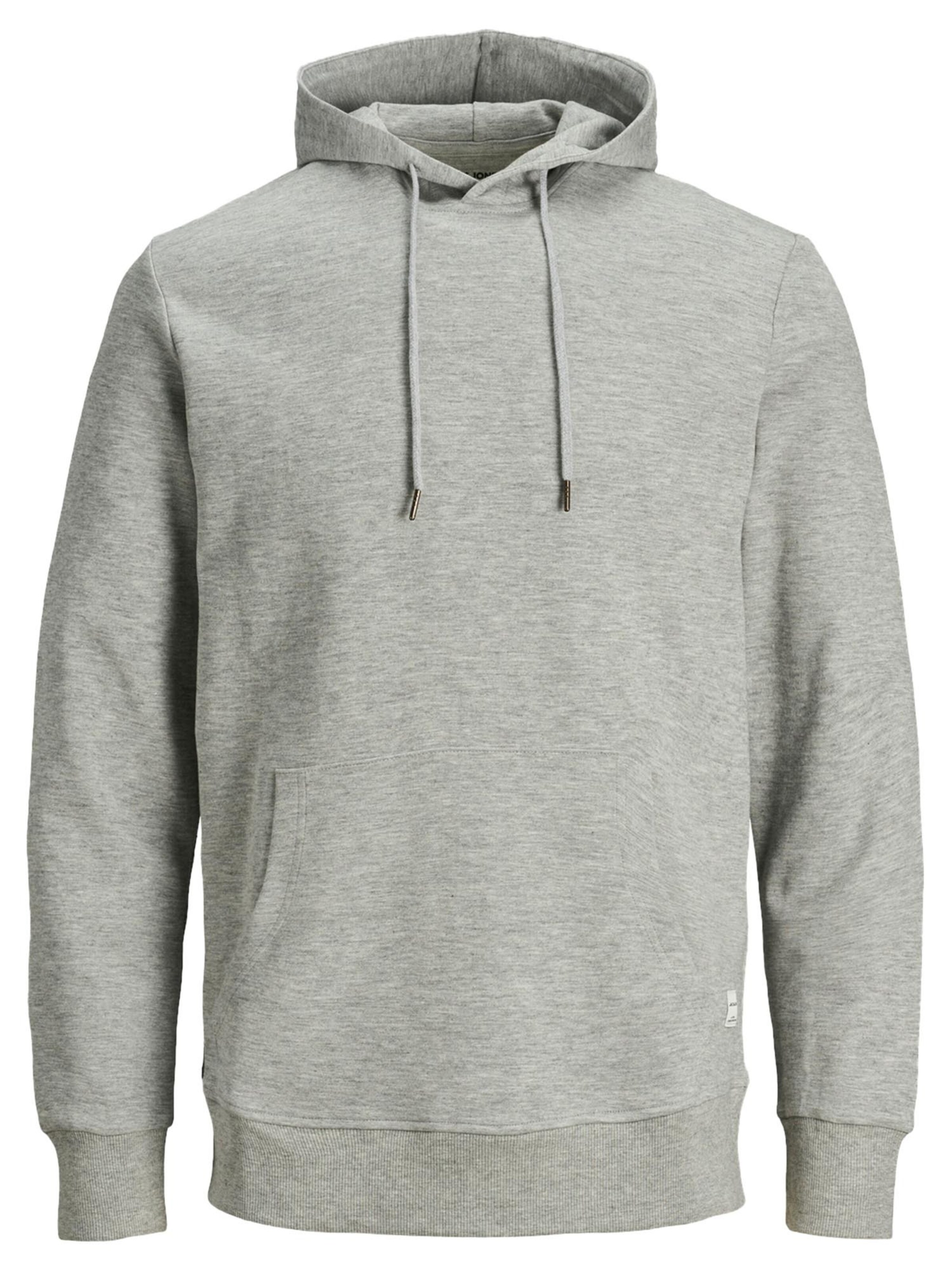 JACK & JONES Sweatshirt 'Basic'‌‌‌‌‌ in Grau: Vorderseite