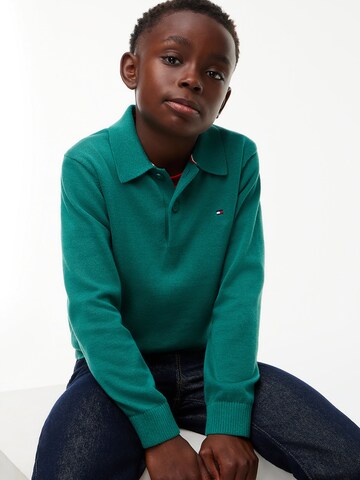 Pull-over 'Essential' TOMMY HILFIGER en vert
