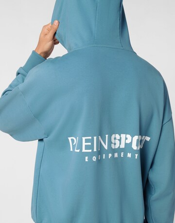 Plein Sport - Casaco em moletão em azul