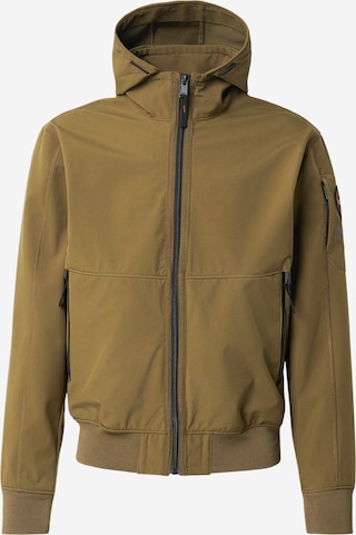 Geacă de primăvară-toamnă 'A-MELVILLE' de la NAPAPIJRI pe verde: față