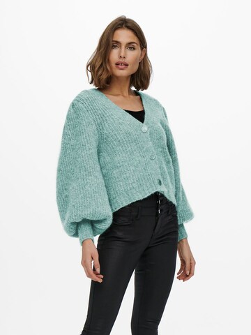 ONLY Knit Cardigan 'Marisa' in Green: front